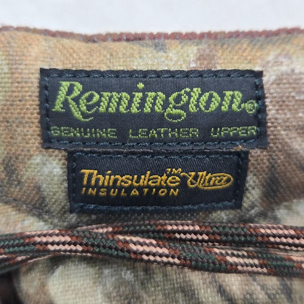Remington Men 870 Series‎ Hunting Boots Size 7.5W Camouflage Thinsulate Ultra